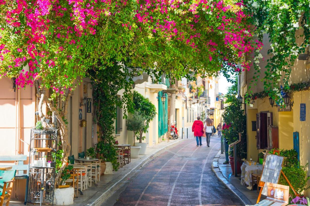 Athens Downtown Boho Apartment 1 Min From Metro Exteriör bild